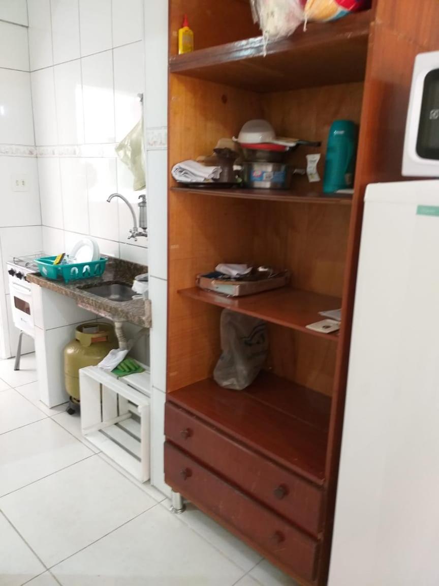 Kitnet Na Ponta Da Praia ,Santos, A Uma Quadra Da Praia, Proximo Ao Aquario Apartamento Quarto foto