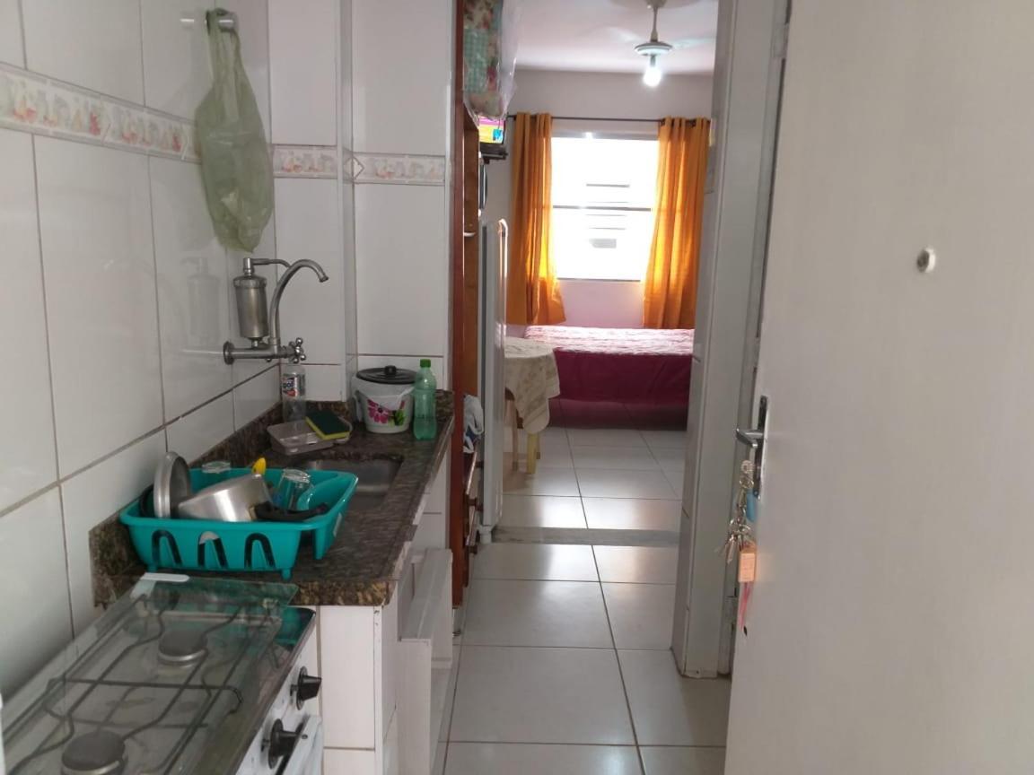 Kitnet Na Ponta Da Praia ,Santos, A Uma Quadra Da Praia, Proximo Ao Aquario Apartamento Quarto foto